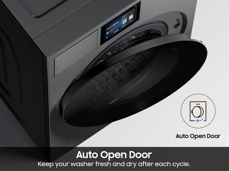 Bespoke AI Front Load Washer AI Home 7" LCD Display | AI OptiWash+™ 5.3 cu.ft. WF90F53ADSA5