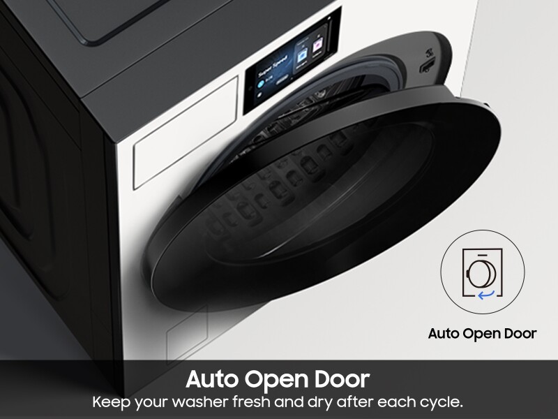 Bespoke AI Front Load Washer AI Home 7" LCD Display | AI OptiWash+™ 5.3 cu.ft. WF90F53ADYA5