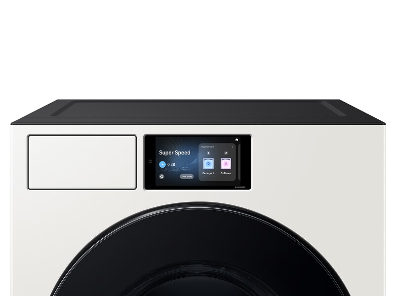 Bespoke AI Front Load Washer AI Home 7" LCD Display | AI OptiWash+™ 5.3 cu.ft. WF90F53ADYA5