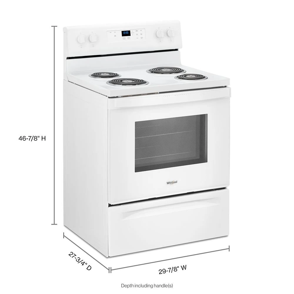 4.8 cu. ft. Electric Range with Keep Warm setting view 5