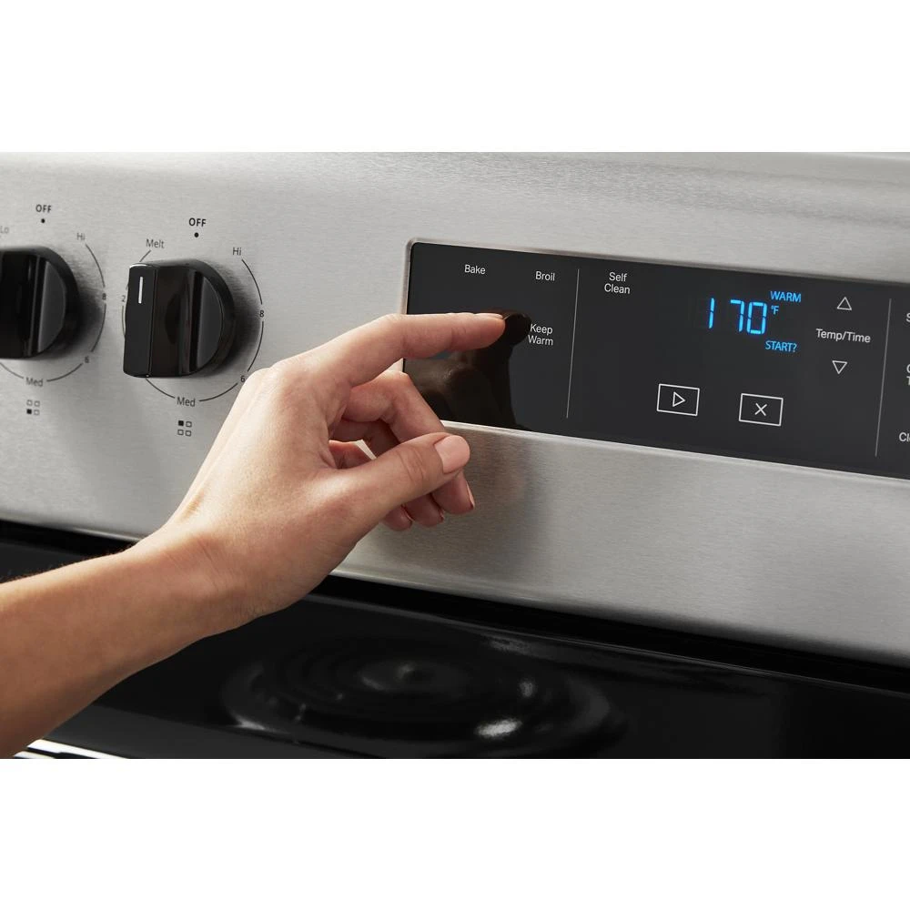 4.8 cu. ft. Electric Range with Keep Warm setting view 4