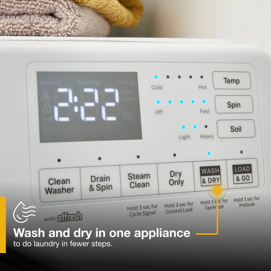 4.5 Cu. Ft. Ventless All In One Washer Dryer view 5