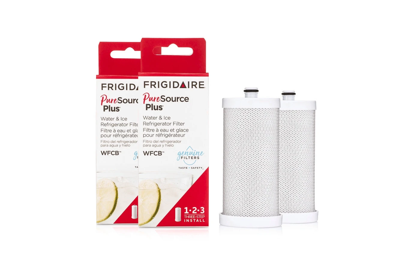 PureSource® Plus Replacement Ice and Water Filter - Set of 2 WFCB2PAK, product image 2 of 2
