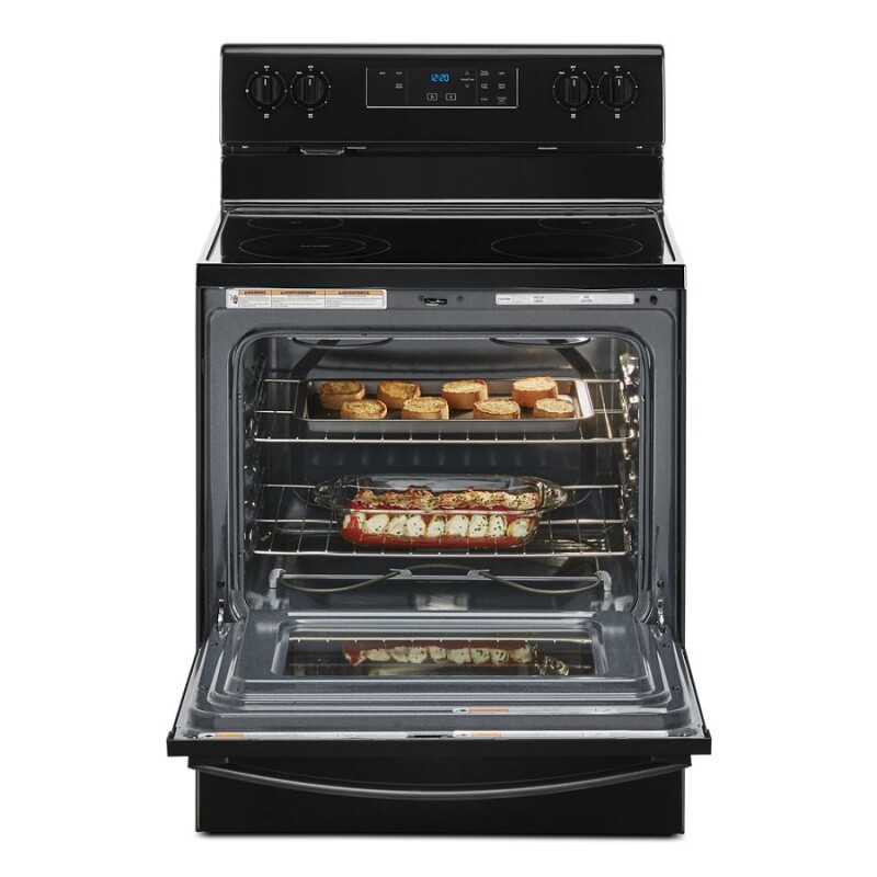 5.3 cu. ft. Electric Range with Keep Warm Setting. WFE320M0JB