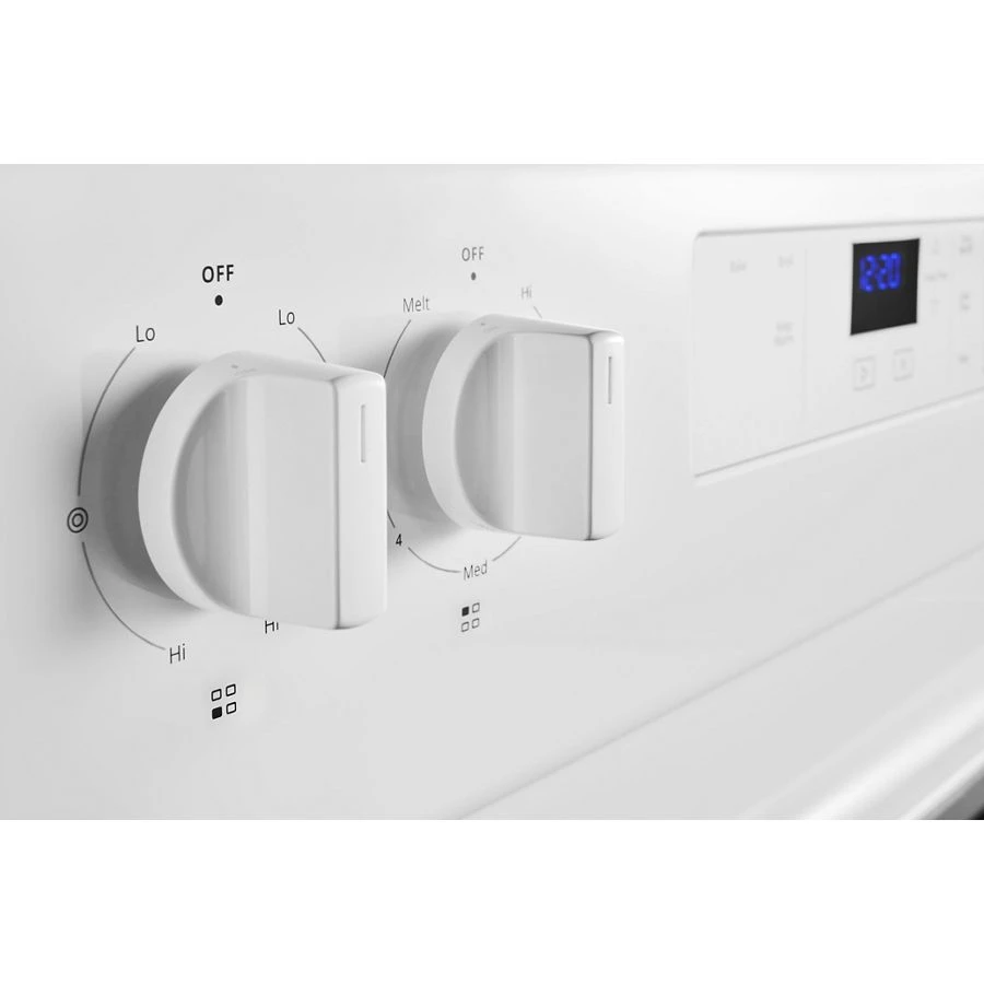 5.3 cu. ft. Electric Range with Keep Warm Setting. WFE320M0JW