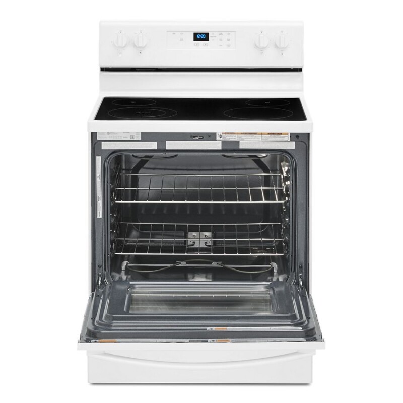 5.3 cu. ft. Electric Range with Keep Warm Setting. WFE320M0JW