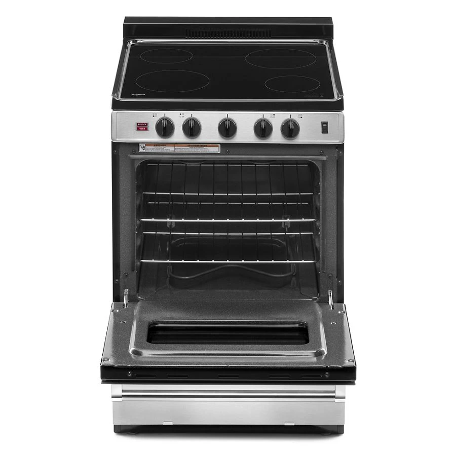 24-inch Freestanding Electric Range with Upswept SpillGuard™ Cooktop view 4