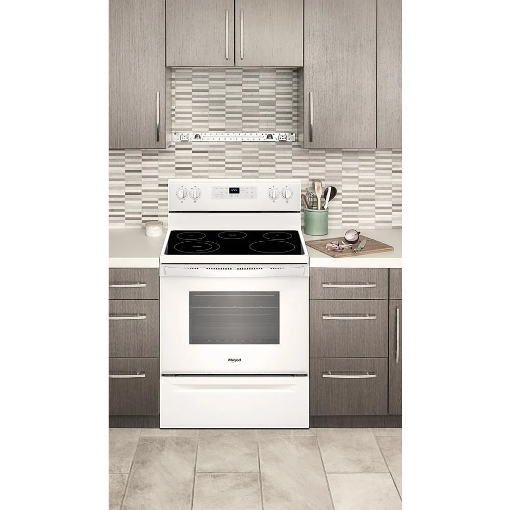 5.3 cu. ft. Freestanding Electric Range with 5 Elements WFE505W0HW, product image 8 of 10
