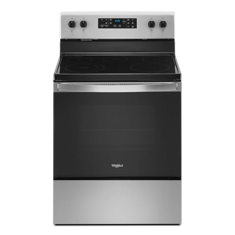 Whirlpool 5.3 cu. ft.  electric range with Frozen Bake technology Stainless Steel WFE505W0JS Picture 1