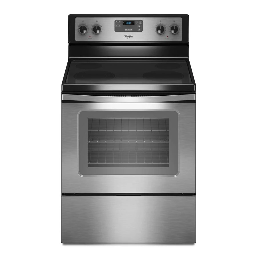 4.8 cu. ft. Capacity Electric Range with Self-Cleaning System WFE510S0AS
