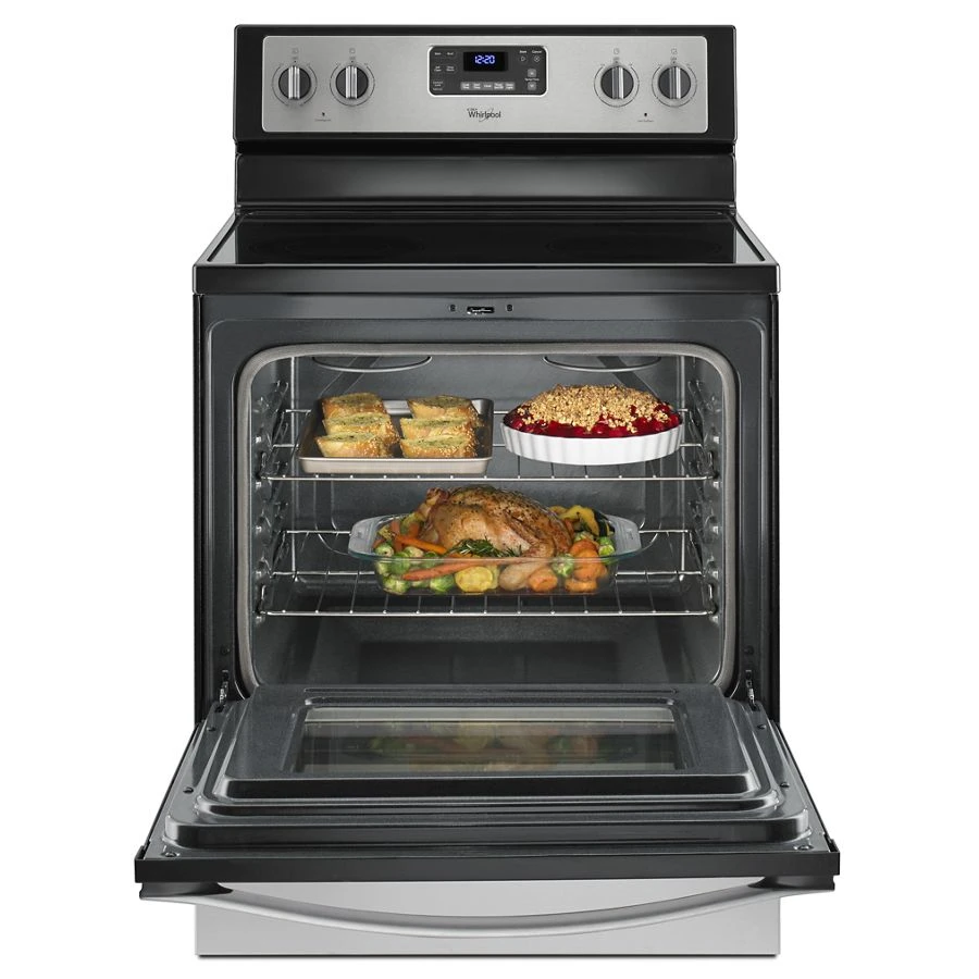 5.3 Cu. Ft. Freestanding Electric Range with Easy Wipe Ceramic Glass Cooktop WFE515S0ES