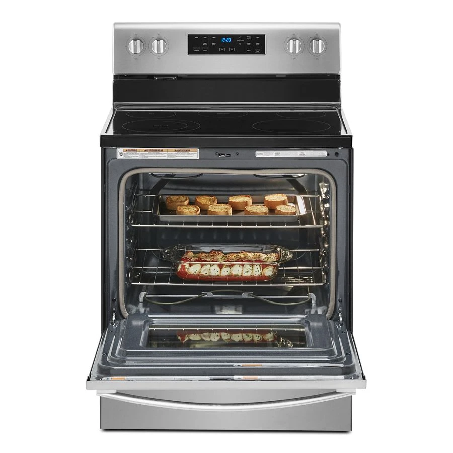 5.3 cu. ft. Whirlpool® electric range with Frozen Bake™ technology WFE525S0JS, product image 2 of 9