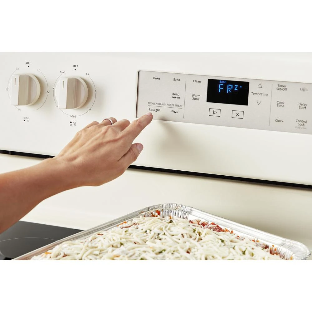 5.3 cu. ft. Whirlpool® electric range with Frozen Bake™ technology view 7