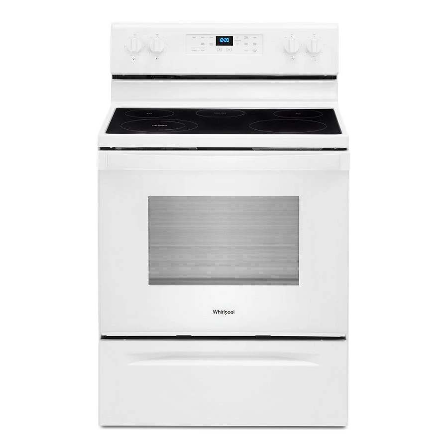 5.3 cu. ft. Whirlpool® electric range with Frozen Bake™ technology WFE525S0JW