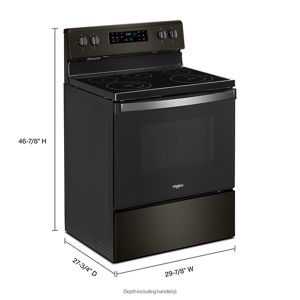 5.3 cu. ft.electric range with Frozen Bake technology WFE535S0JV, product image 12 of 14