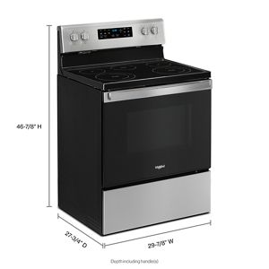 5.3 cu. ft. electric range with Frozen Bake technology WFE535S0JZ