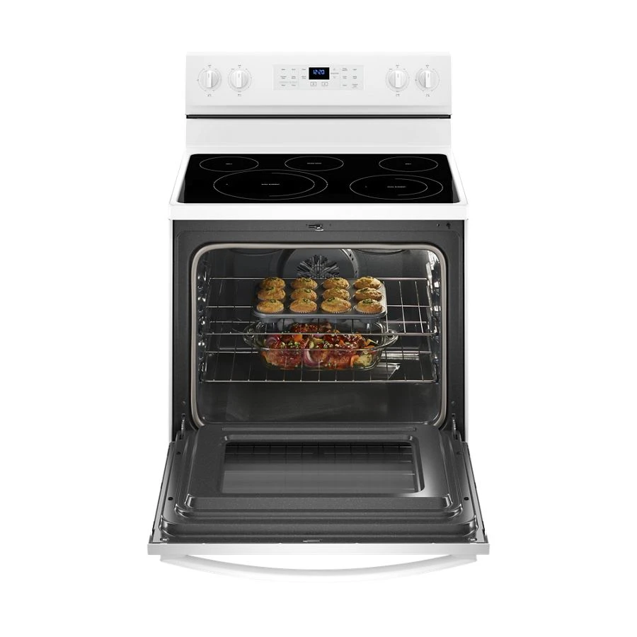 5.3 cu. ft. Whirlpool® electric range with Frozen Bake™ technology WFE550S0HW