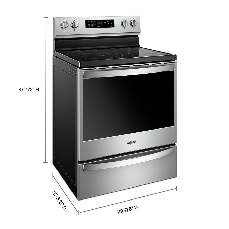 6.4 Cu. Ft. Freestanding Electric Range With Frozen Bake™ Technology WFE775H0HZ