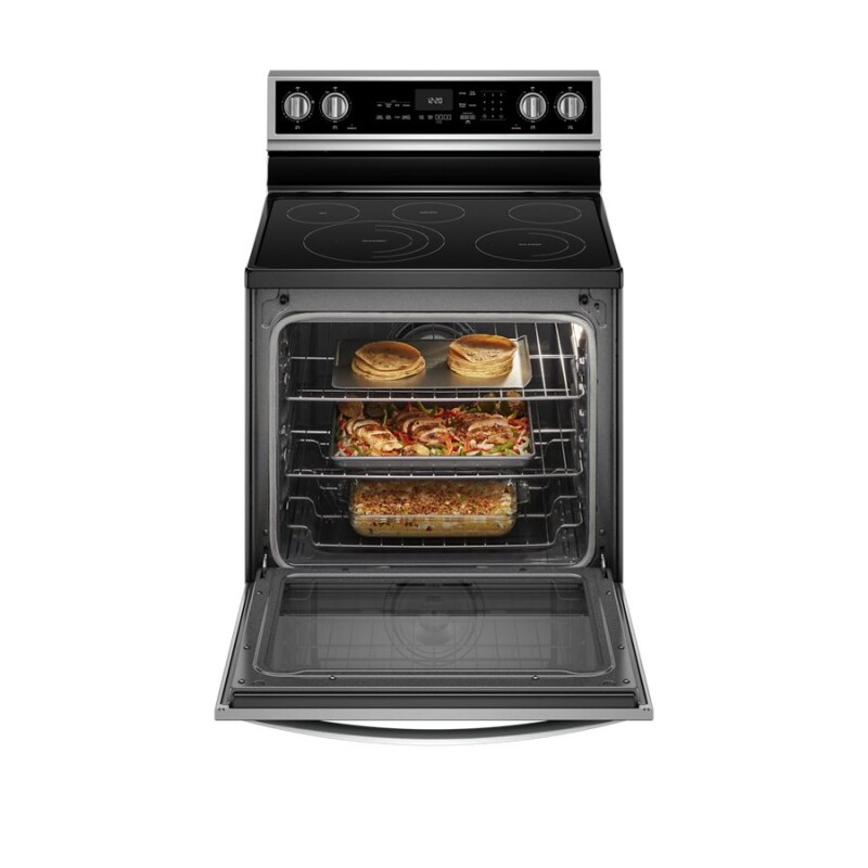 6.4 cu. ft. Smart Freestanding Electric Range with Frozen Bake Technology WFE975H0HZ