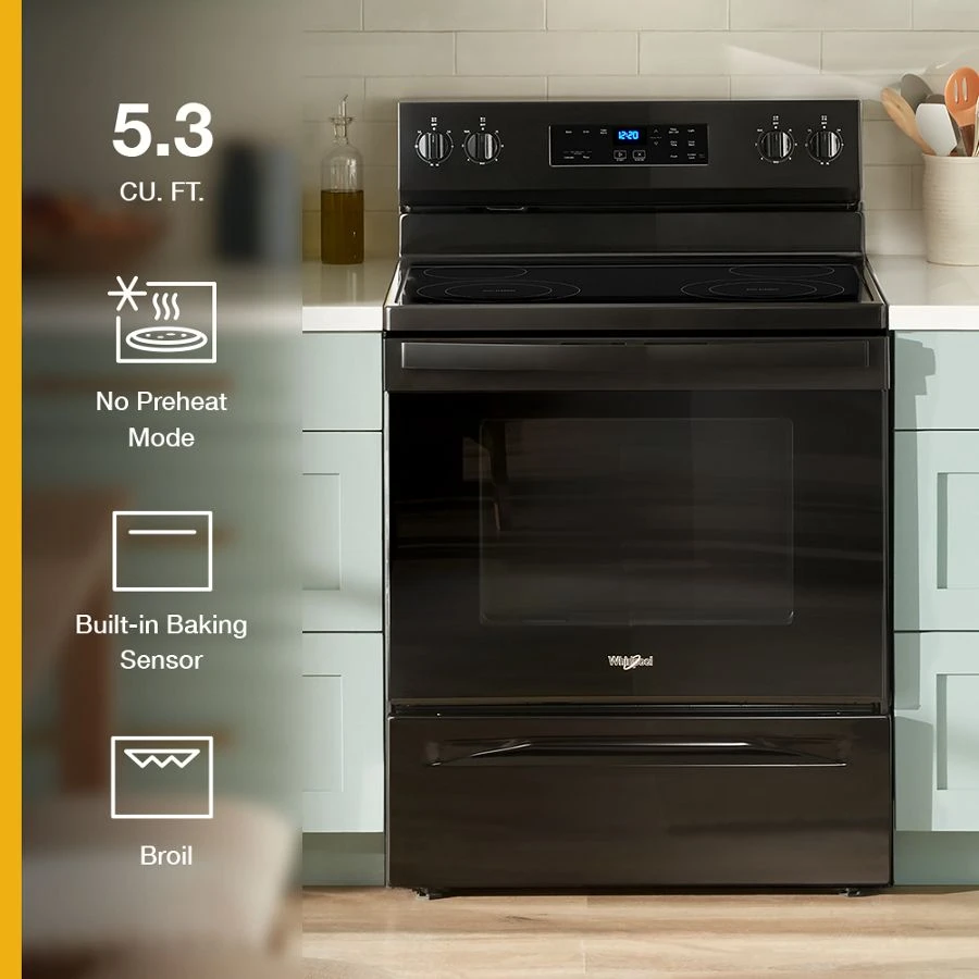 30-inch Electric Range with No Preheat Mode view 2