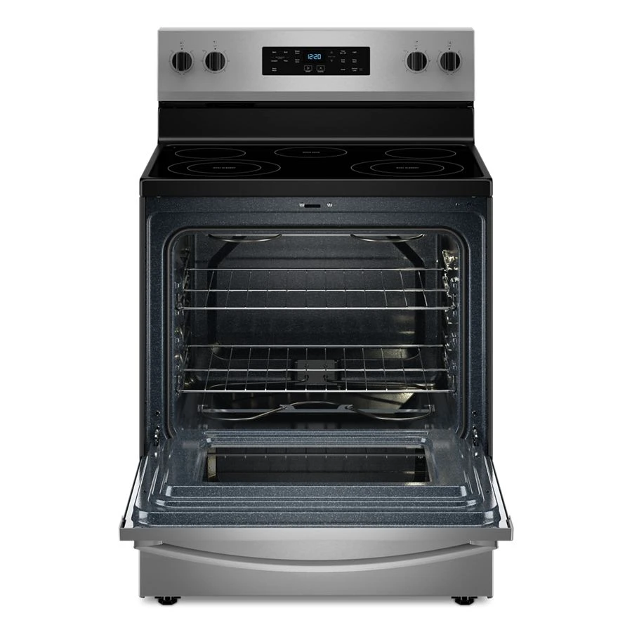 30-inch Electric Range with No Preheat Mode and Steam Clean view 8