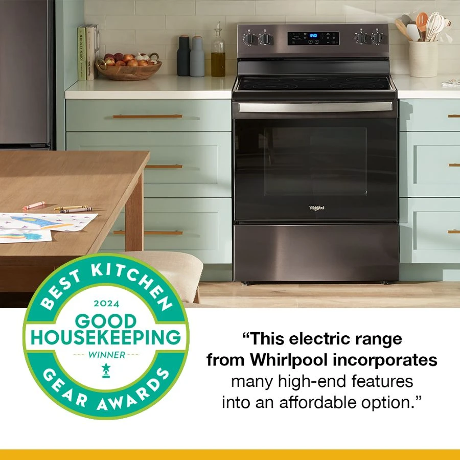30-inch Electric Range with No Preheat Mode and Steam Clean view 13