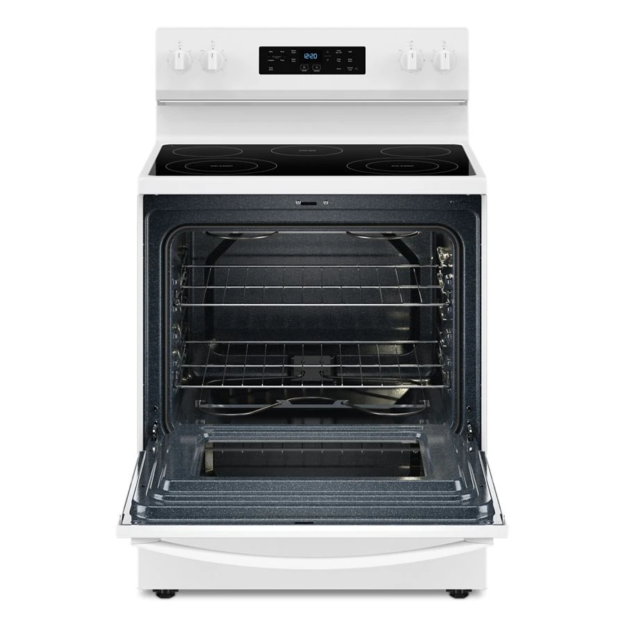 30-inch Electric Range with No Preheat Mode and Steam Clean view 8
