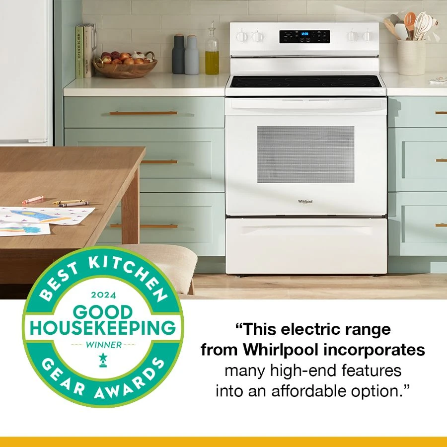 30-inch Electric Range with No Preheat Mode and Steam Clean view 13