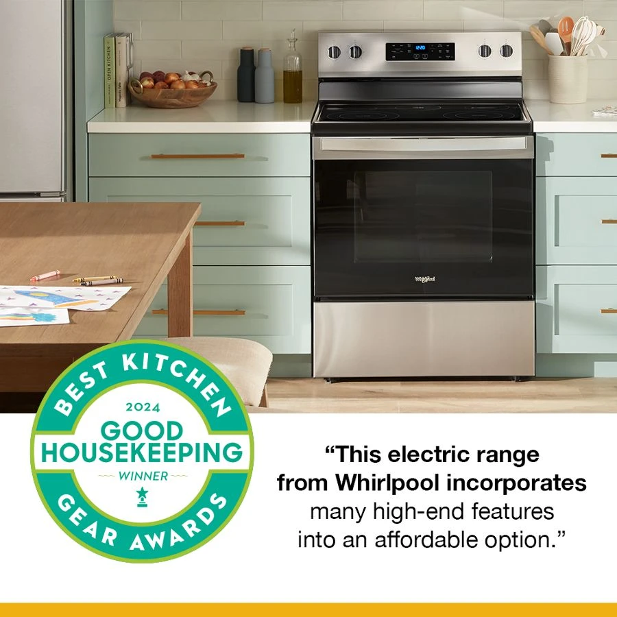 30-inch Electric Range With No Preheat Mode And Steam Clean view 11