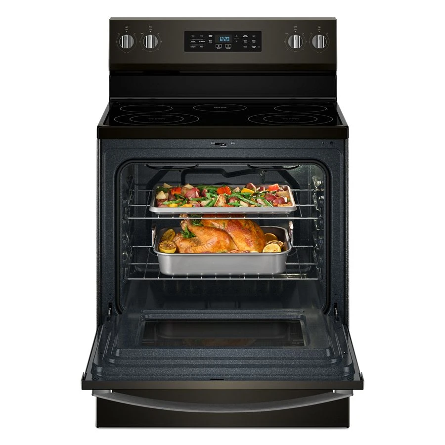 30-inch Electric Range with Air Cooking Technology and Steam Clean view 7