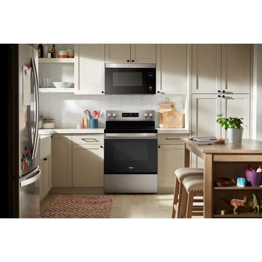 30-inch Electric Range with Air Cooking Technology and Steam Clean view 11