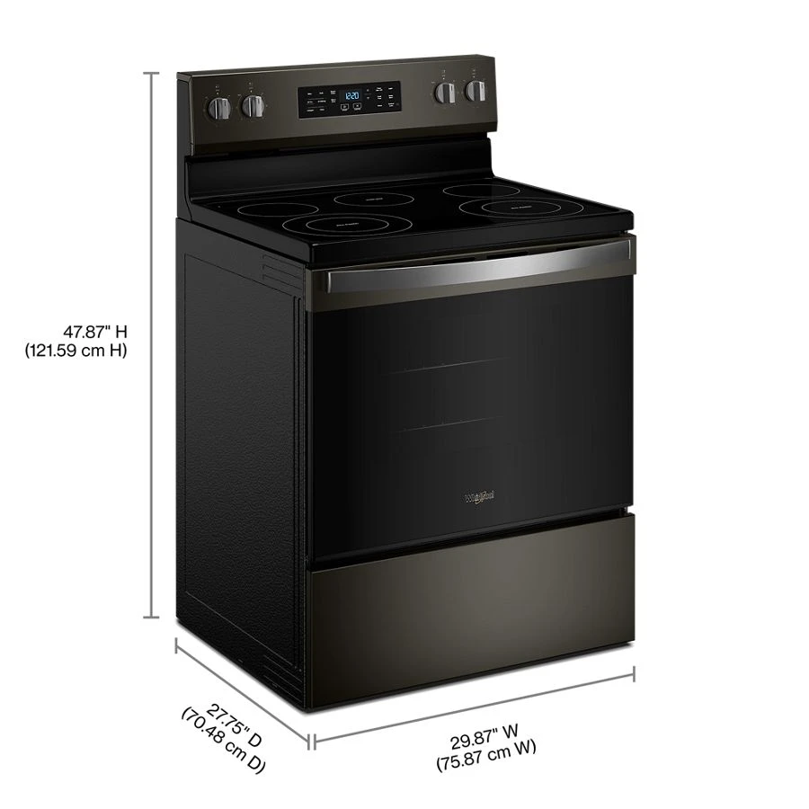 30-inch Electric Range with Air Cooking Technology and Steam Clean view 14