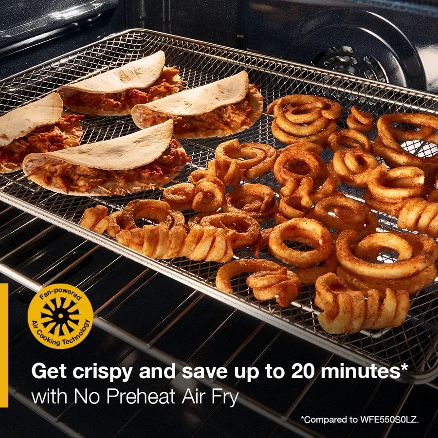30-inch Energy Star Electric Range with Air Cooking Technology, No Preheat Air Fry and Air Baking and Self Clean view 14