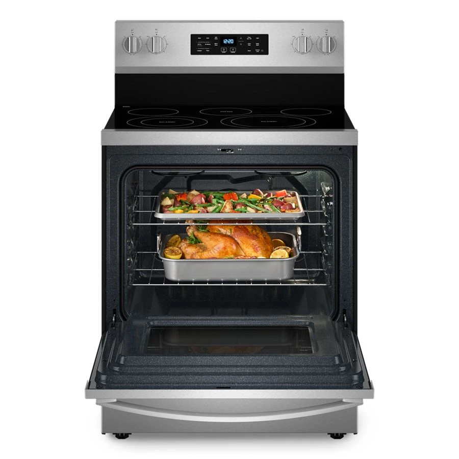 30-inch Energy Star Electric Range with Air Cooking Technology, No Preheat Air Fry and Air Baking and Self Clean view 9
