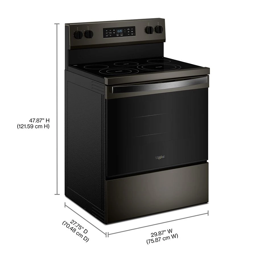 30-inch Electric Range with Air Cooking Technology WFES5730SV