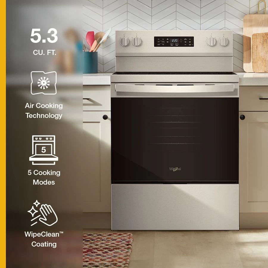 30-inch Electric Range with Air Cooking Technology view 3