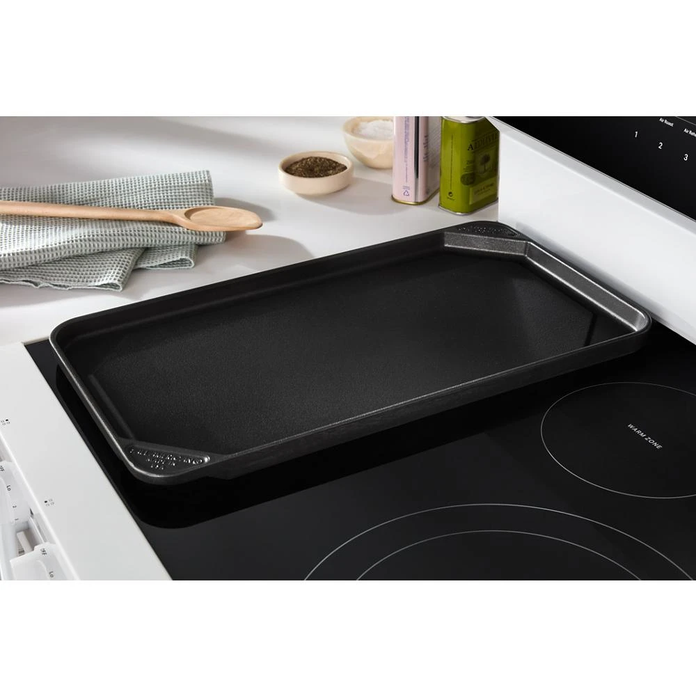 30-inch Electric Smart Range with Air Cooking Technology, No Preheat Air Fry, High Speed Preheat Oven, WipeClean™ Coating, and Steam/Self Clean view 30