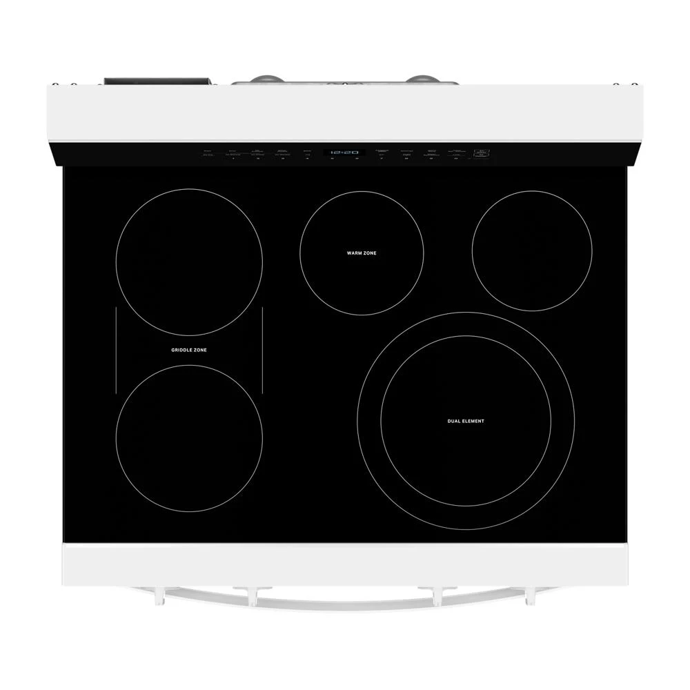 30-inch Electric Smart Range with Air Cooking Technology, No Preheat Air Fry, High Speed Preheat Oven, WipeClean™ Coating, and Steam/Self Clean view 31