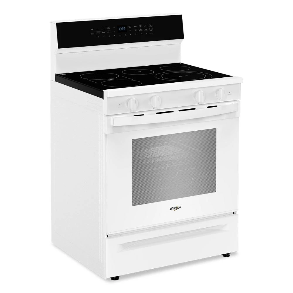 30-inch Electric Smart Range with Air Cooking Technology, No Preheat Air Fry, High Speed Preheat Oven, WipeClean™ Coating, and Steam/Self Clean view 43