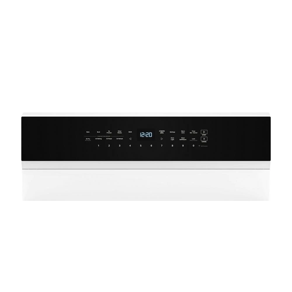 30-inch Electric Smart Range with Air Cooking Technology, No Preheat Air Fry, High Speed Preheat Oven, WipeClean™ Coating, and Steam/Self Clean view 48