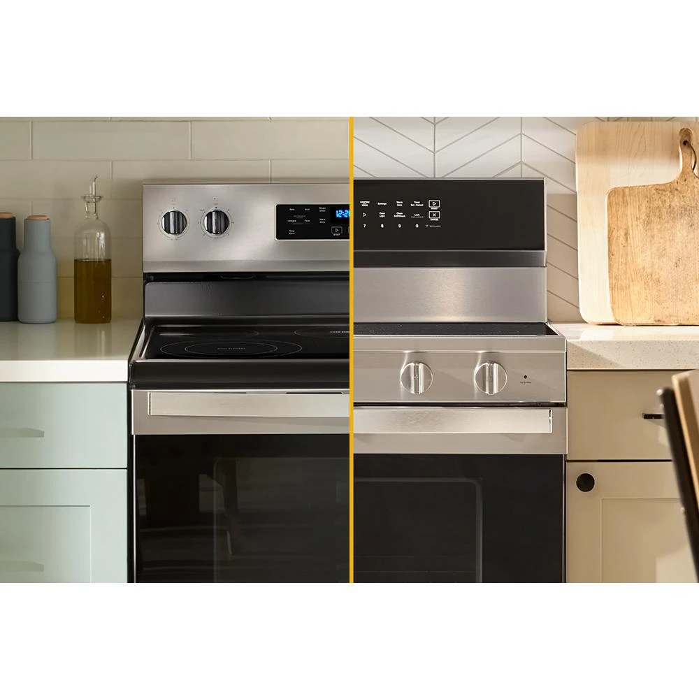 30-inch Electric Smart Range with Air Cooking Technology, No Preheat Air Fry, High Speed Preheat Oven, WipeClean™ Coating, and Steam/Self Clean view 7