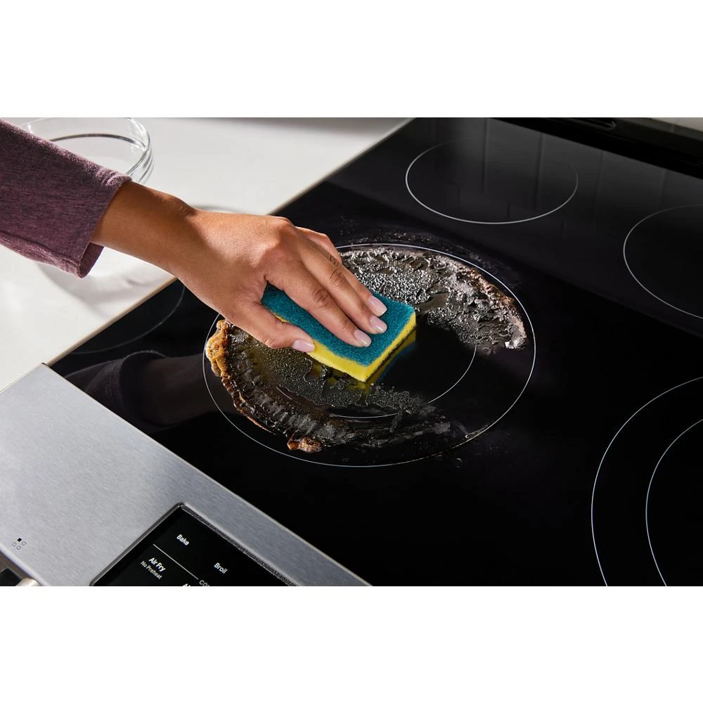 30-inch Electric Smart Range with Air Cooking Technology, No Preheat Air Fry, High Speed Preheat Oven, WipeClean™ Coating, and Steam/Self Clean view 20