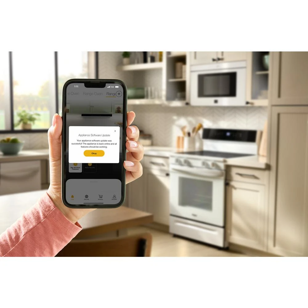 30-inch Electric Smart Range with Air Cooking Technology, No Preheat Air Fry, High Speed Preheat Oven, WipeClean™ Coating, and Steam/Self Clean view 24