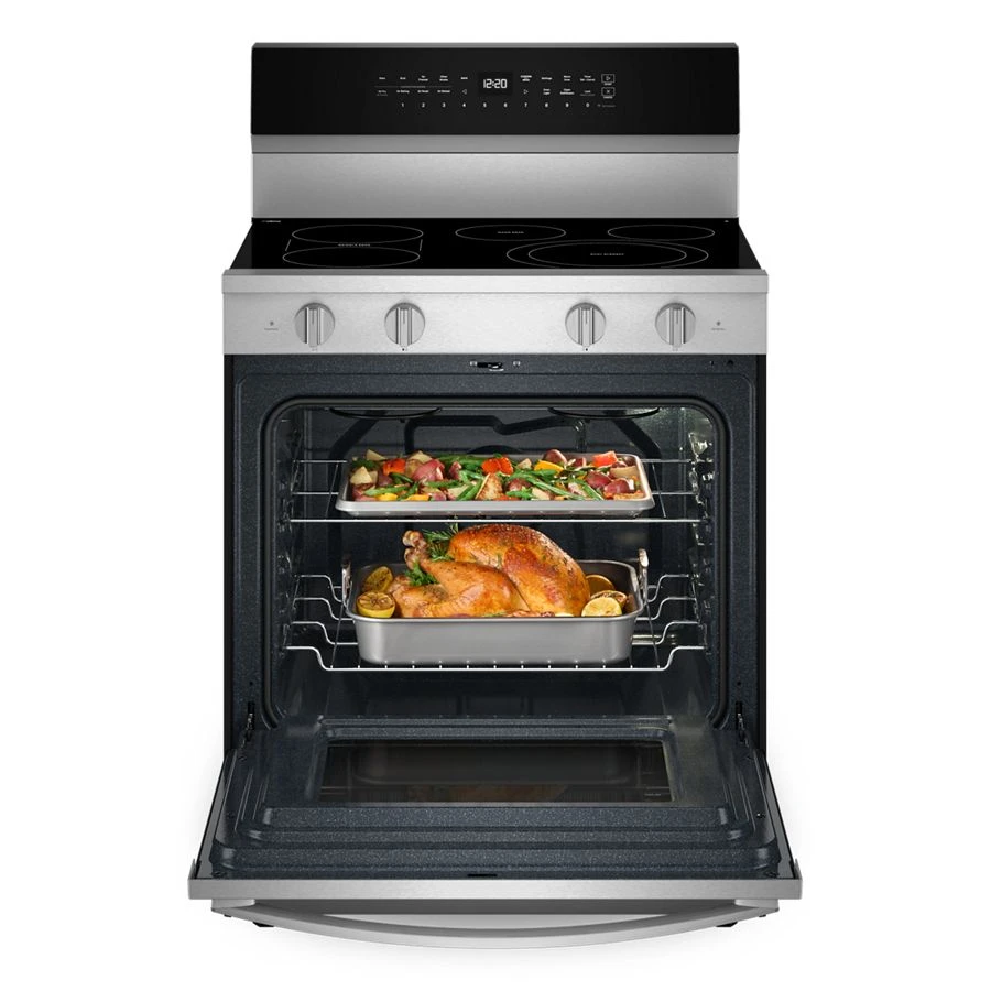 30-inch Electric Smart Range With Air Cooking Technology, No Preheat Air Fry, High Speed Preheat Oven, Wipeclean™ Coating, And Steam/self Clean view 9