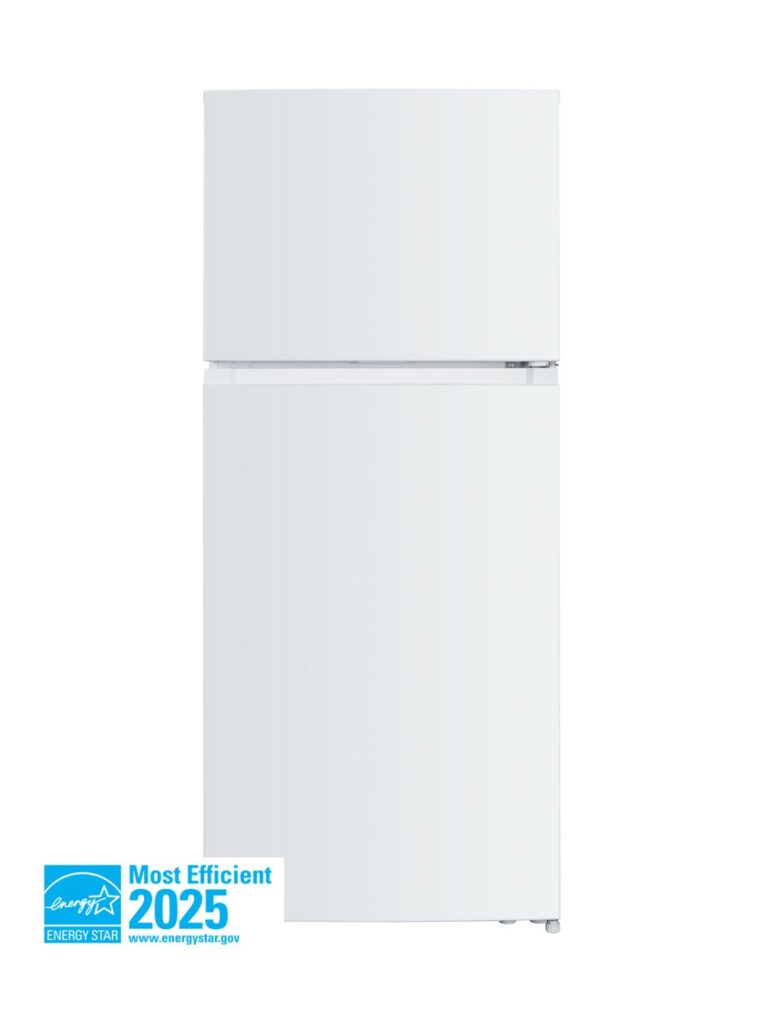 Wood’s 18 cu. ft. Frost-Free Fridge with Top Mount Freezer in White WFF176W