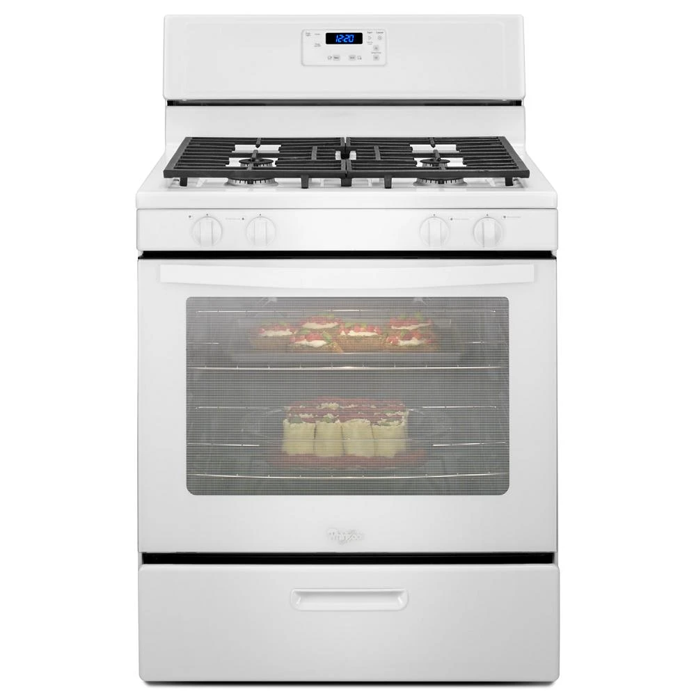 5.1 Cu. Ft. Freestanding 4-Burner Gas Stove WFG320M0BW
