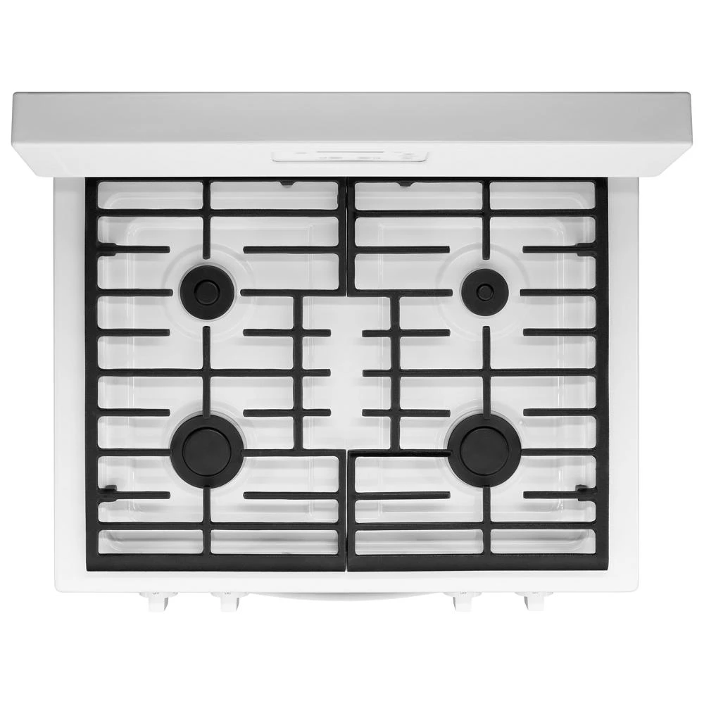 5.1 Cu. Ft. Freestanding 4-Burner Gas Stove WFG320M0BW, product image 2 of 8