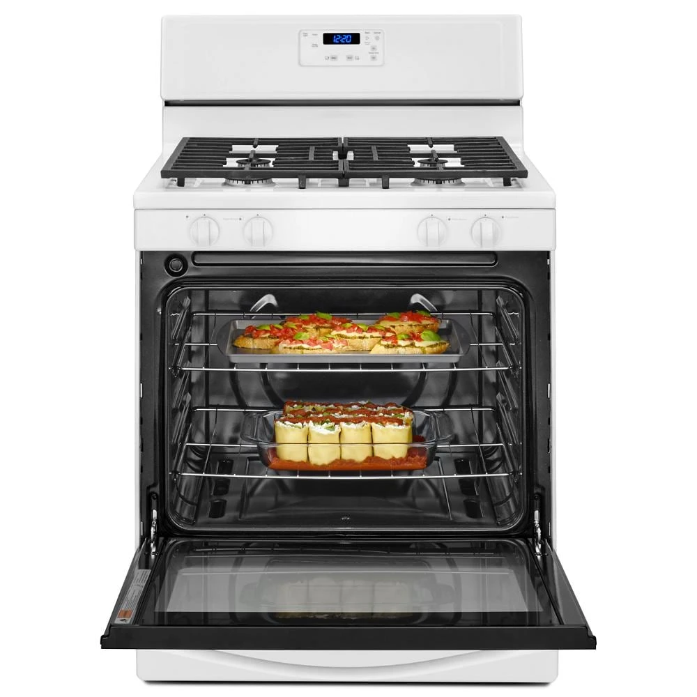5.1 Cu. Ft. Freestanding 4-Burner Gas Stove WFG320M0BW, product image 5 of 8