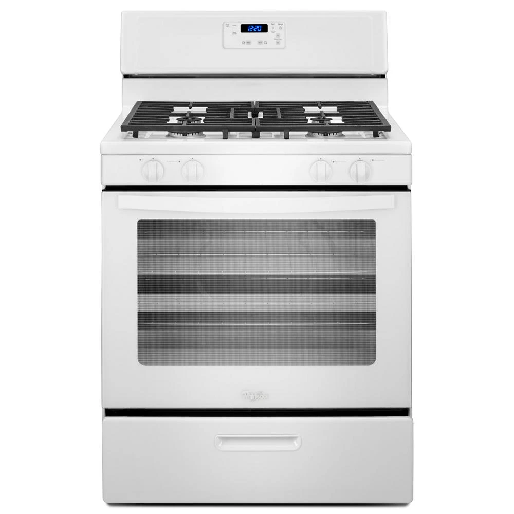 5.1 Cu. Ft. Freestanding 4-Burner Gas Stove WFG320M0BW, product image 8 of 8