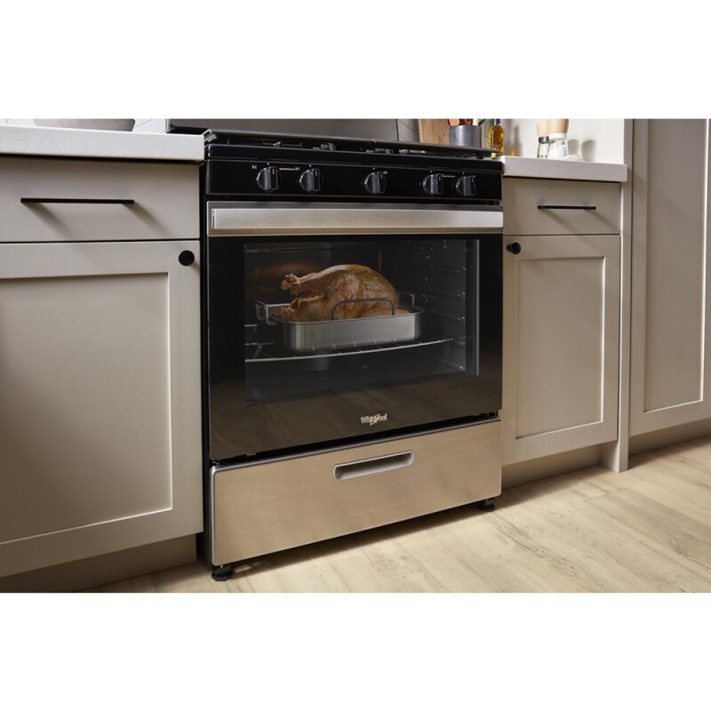 5.1 Cu. Ft. Freestanding Gas Range with Broiler Drawer WFG320M0MW